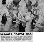 93. ID IA004240 The first heated swimming pool owned by primary school in northeast Essex was opened at West Mersea - and it is all due to local help and parental labour. The ...
Cat1 Mersea-->Schools-->Pictures Cat2 Museum-->Scrapbook, newspaper cuttings